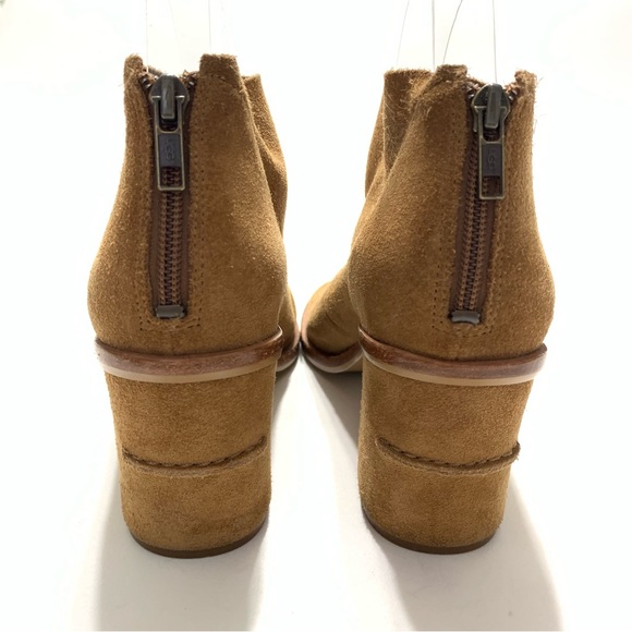 UGG Ginger Open Toe Suede Boot Ankle Bootie - Picture 5 of 16